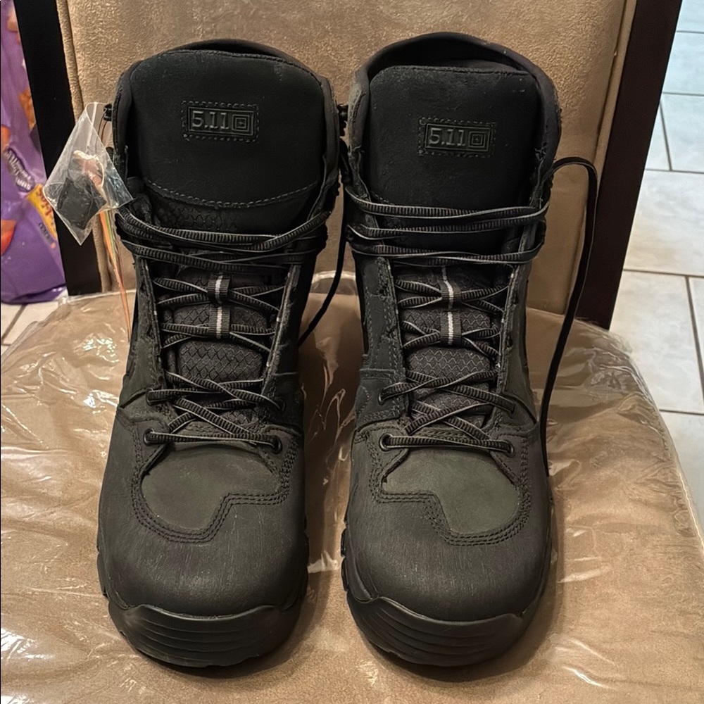 5.11 Tactical Black Boots, XPRT 2.0 Urban Boot, with Reinforced Toe